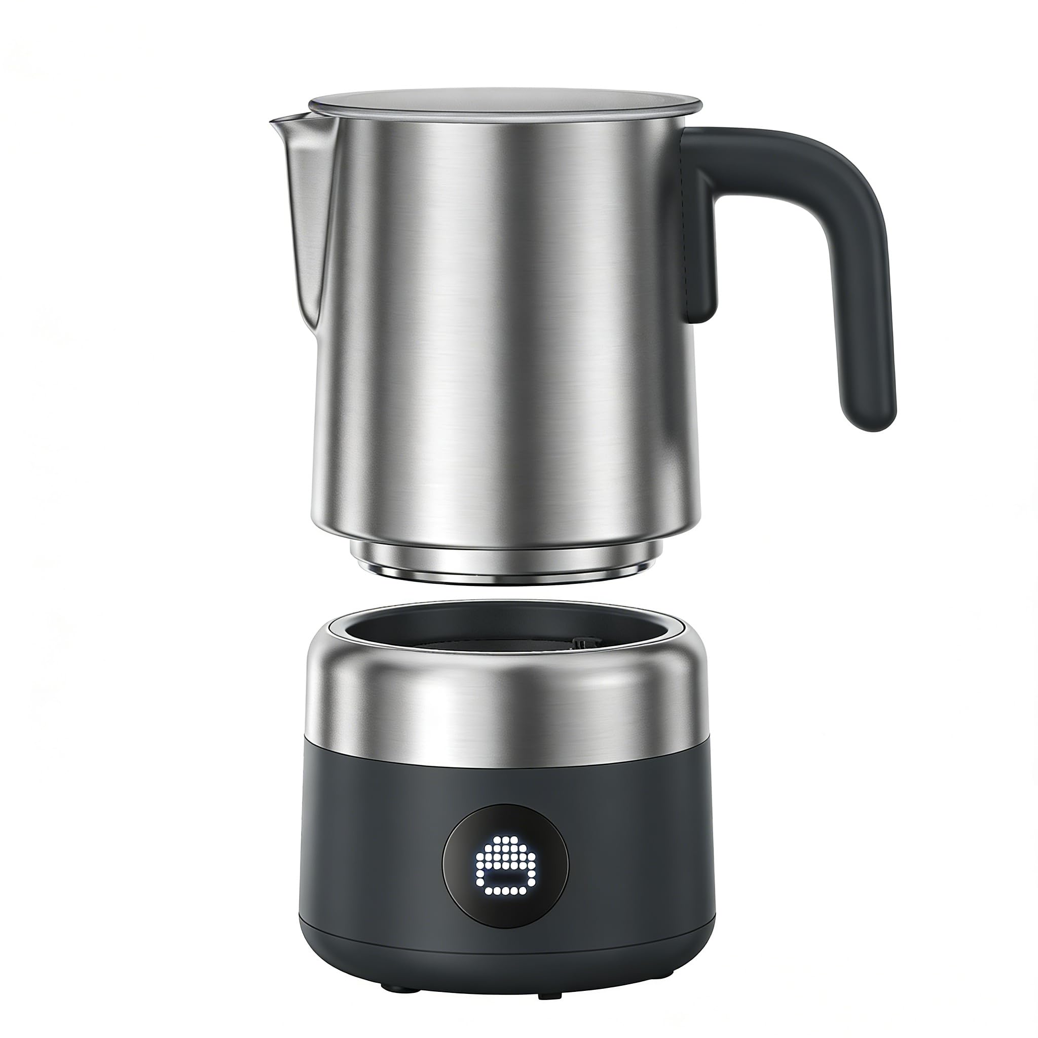 AMZCHEF 8-in-1 Milk Frother Electirc, 17oz (500ml) Stainless Steel